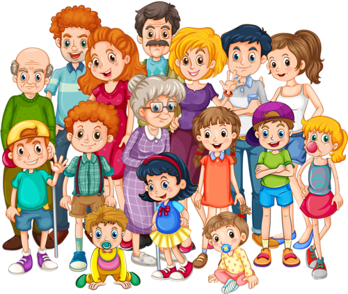 PNG Large Family - 68316