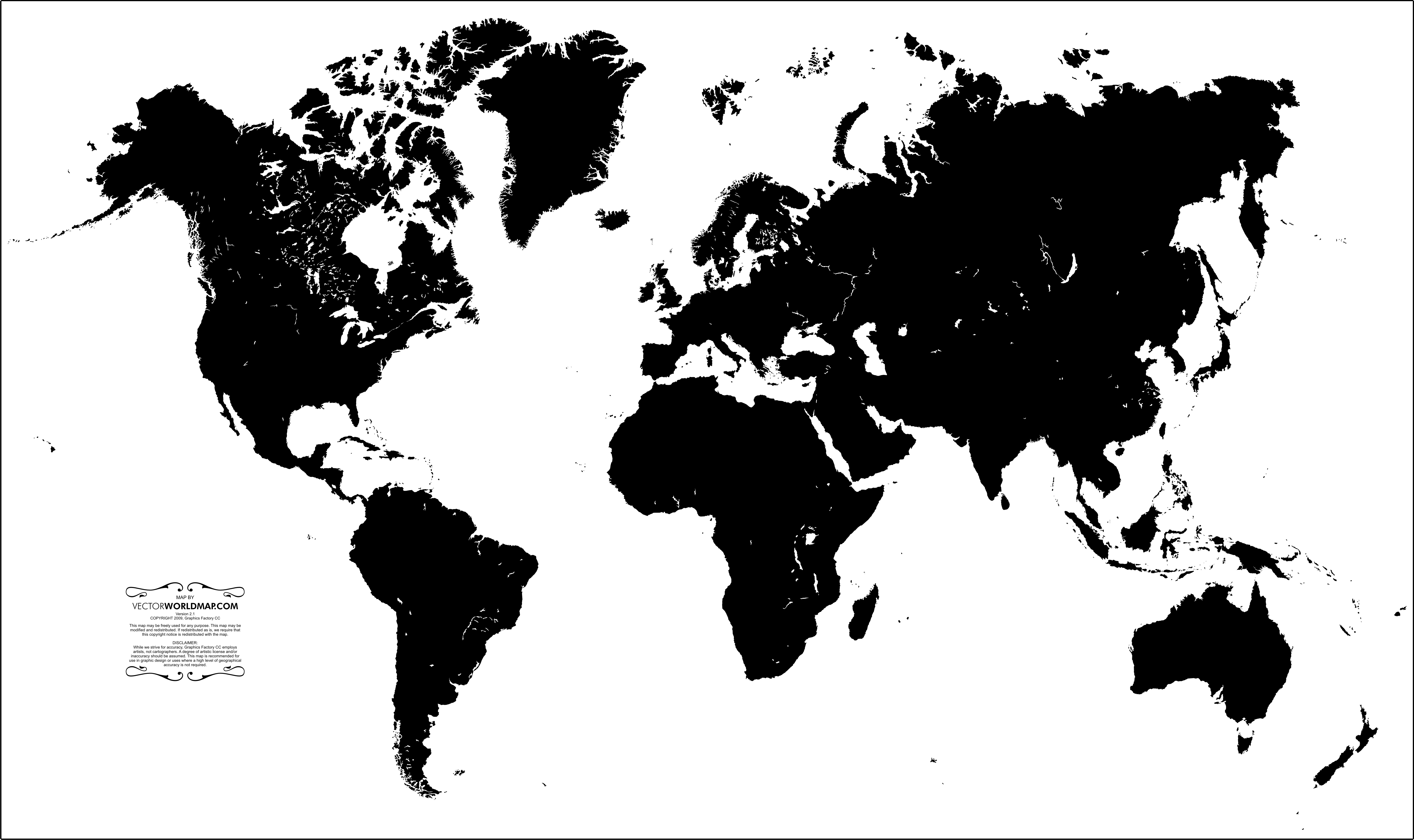 world map printable for kids 