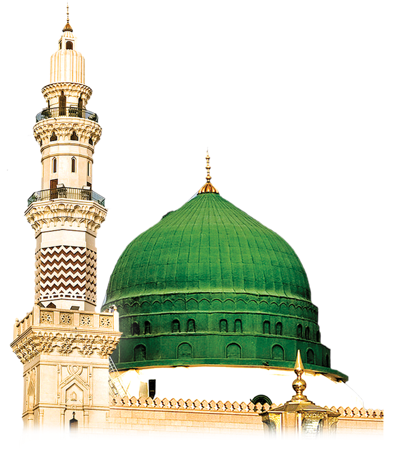 The famous green dome of the 