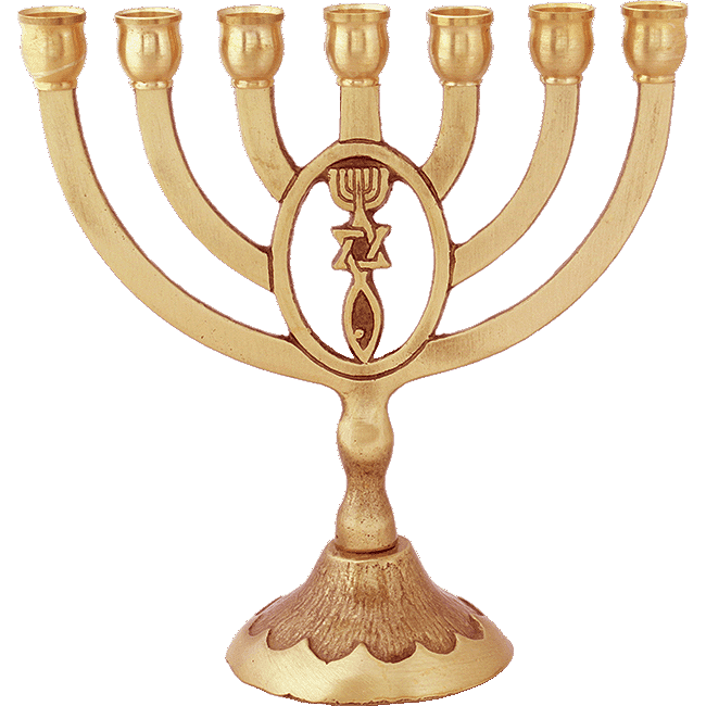 Messianic Menorah with a Graf