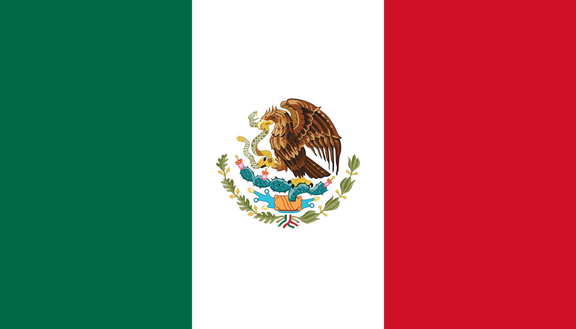 Mexico, Flag, Circle, Mexican