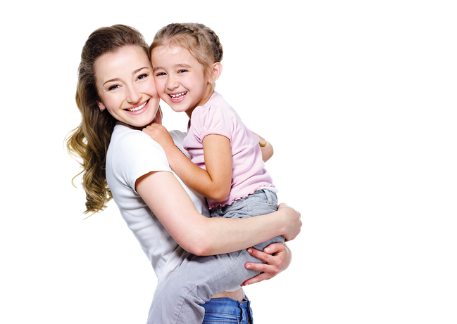 mother and daughter clipart. 