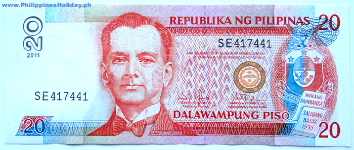 20 PHP Peso Banknote