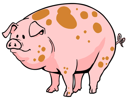 PNG Pig In Mud - 76962