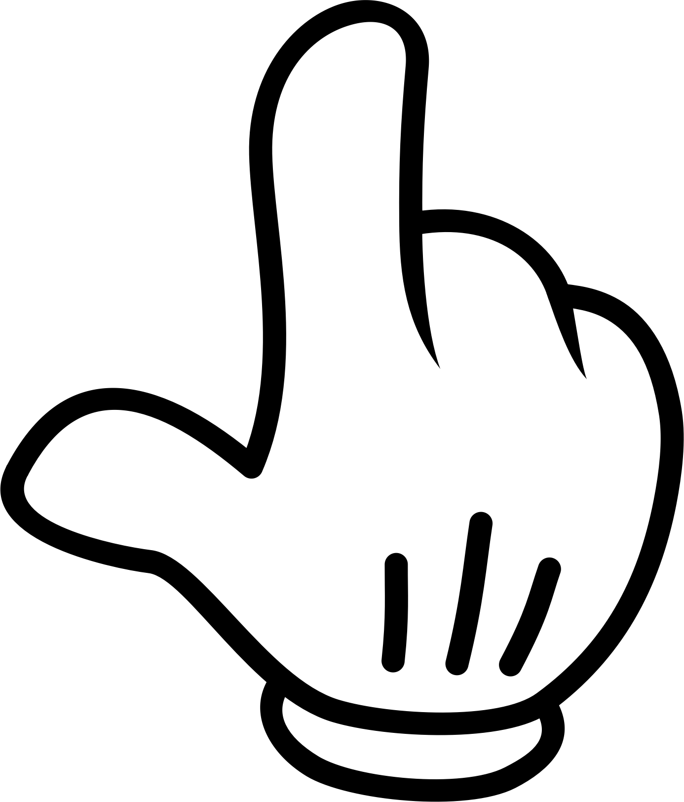 PNG Pointing Finger - 76892