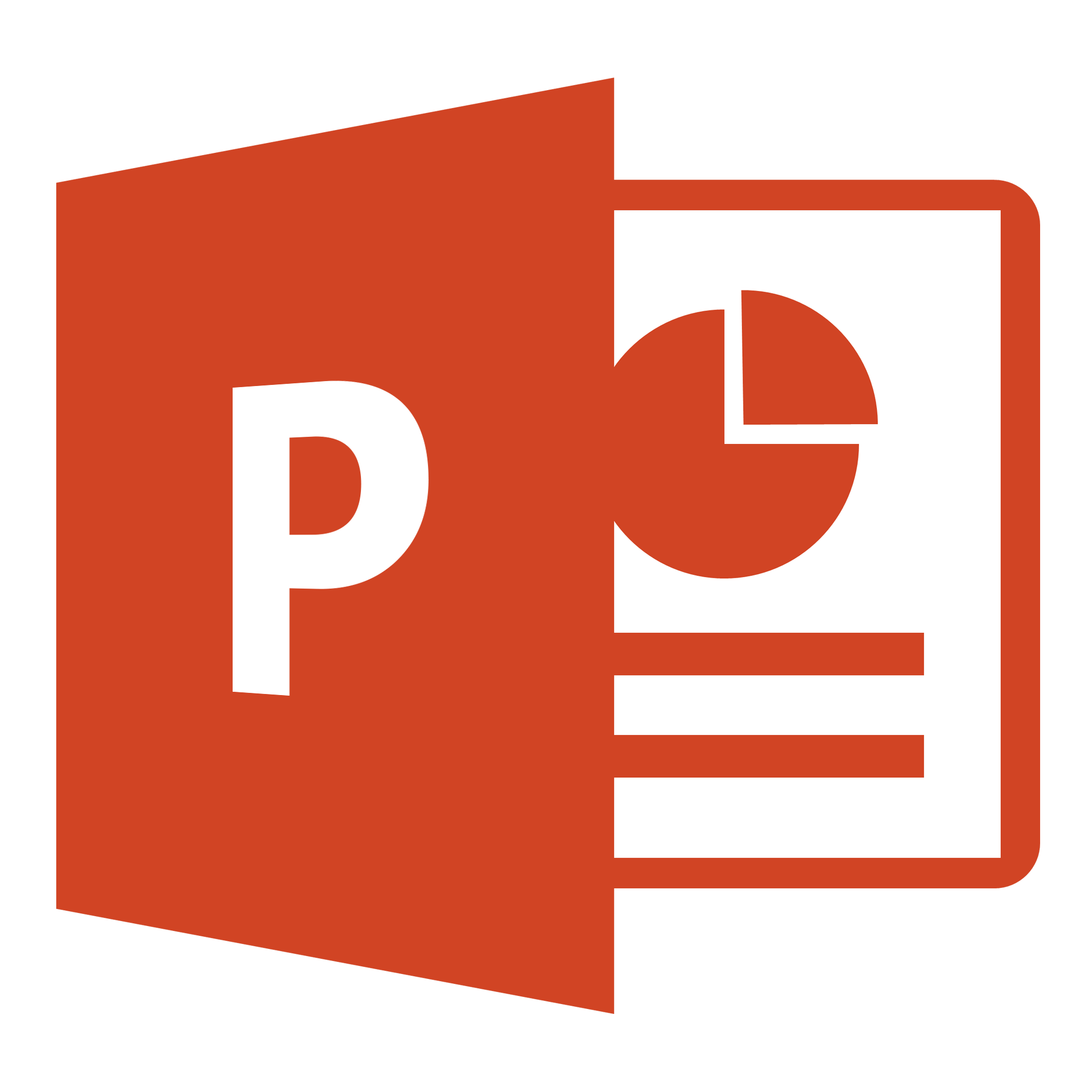128x128 px, PowerPoint Icon 2
