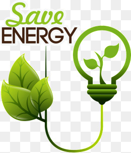 Vector green energy saving, E