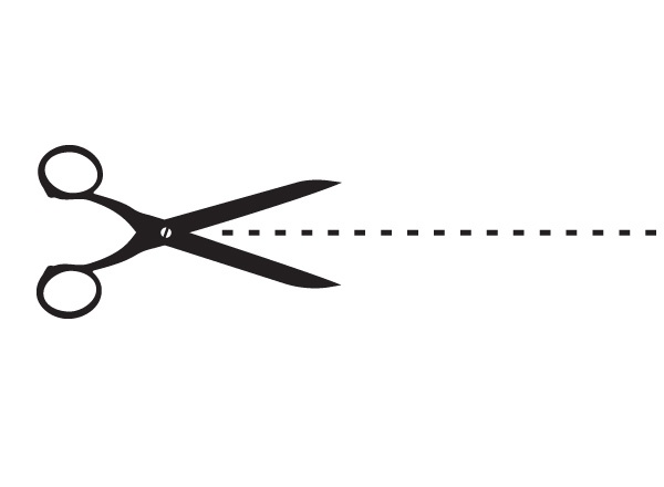 Scissors Dotted Line With Sci