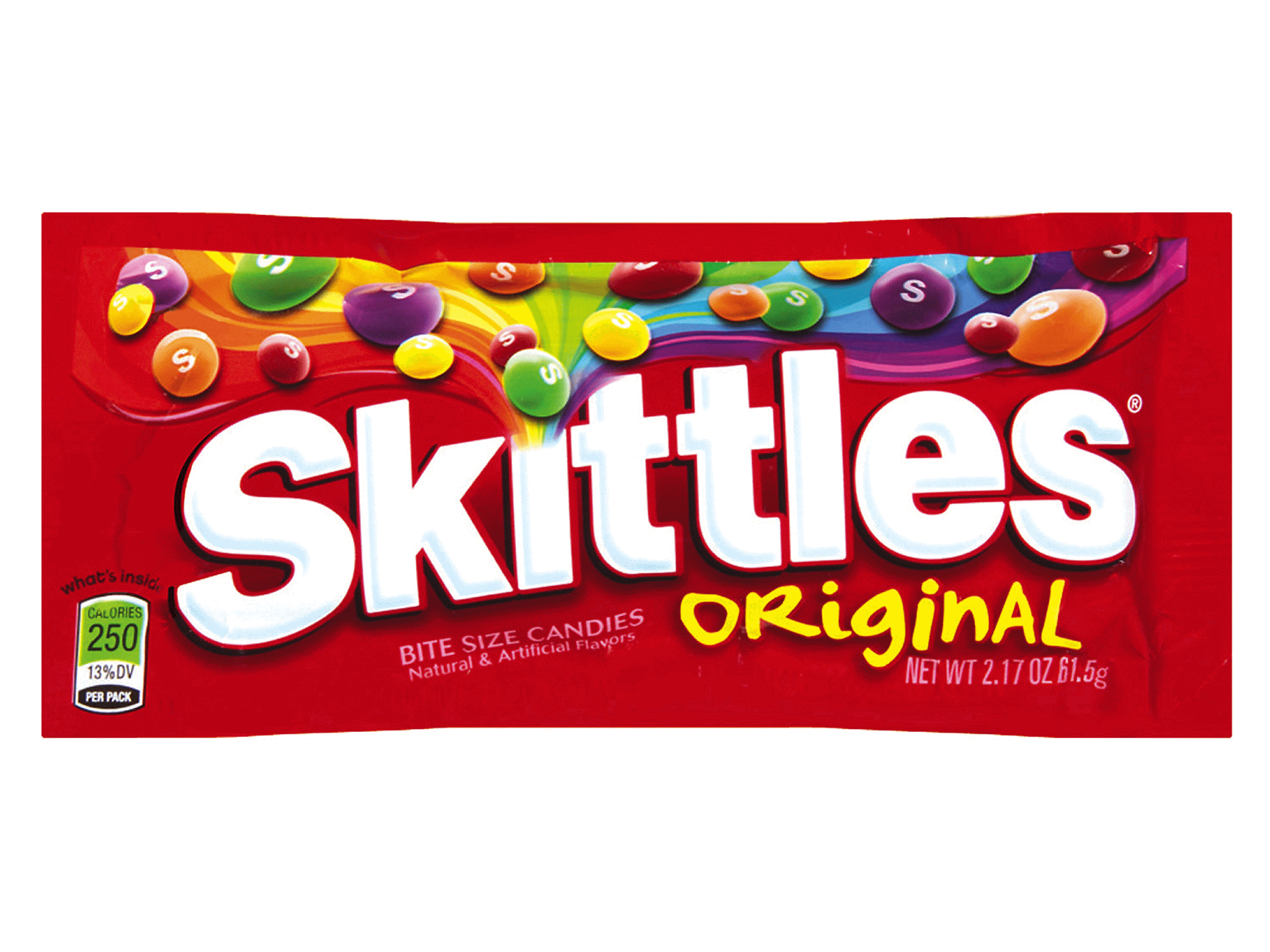 Skittles. No longer available
