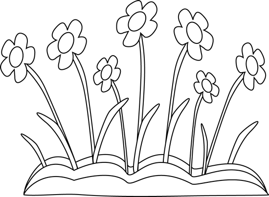 Spring Clipart Black And Whit
