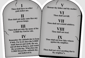 PNG Ten Commandments Tablets - 58995