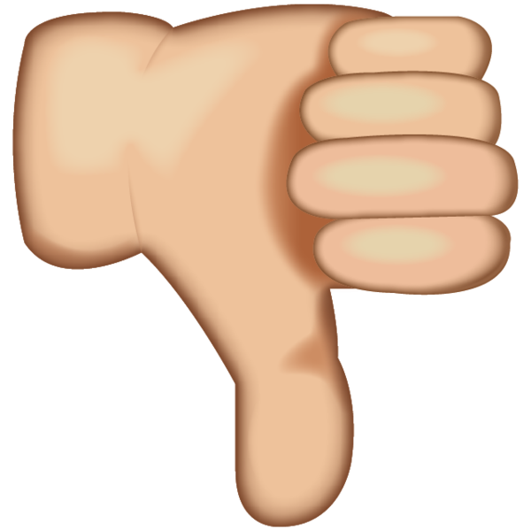 PNG Thumbs Down - 58907