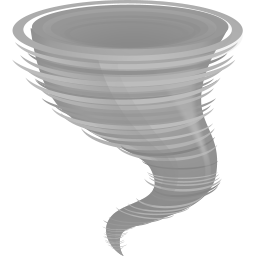Cloud With Tornado Emoji