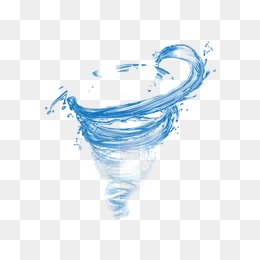 Water tornado, Blue, Water El
