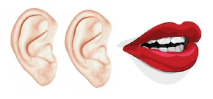 two ears clip art
