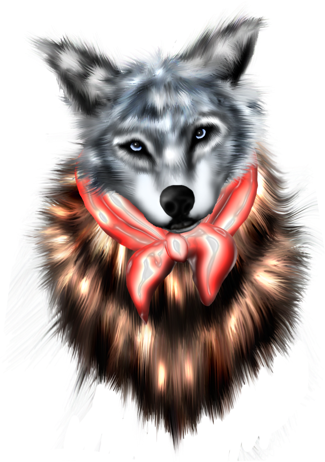 PNG Wolf Head - 42051