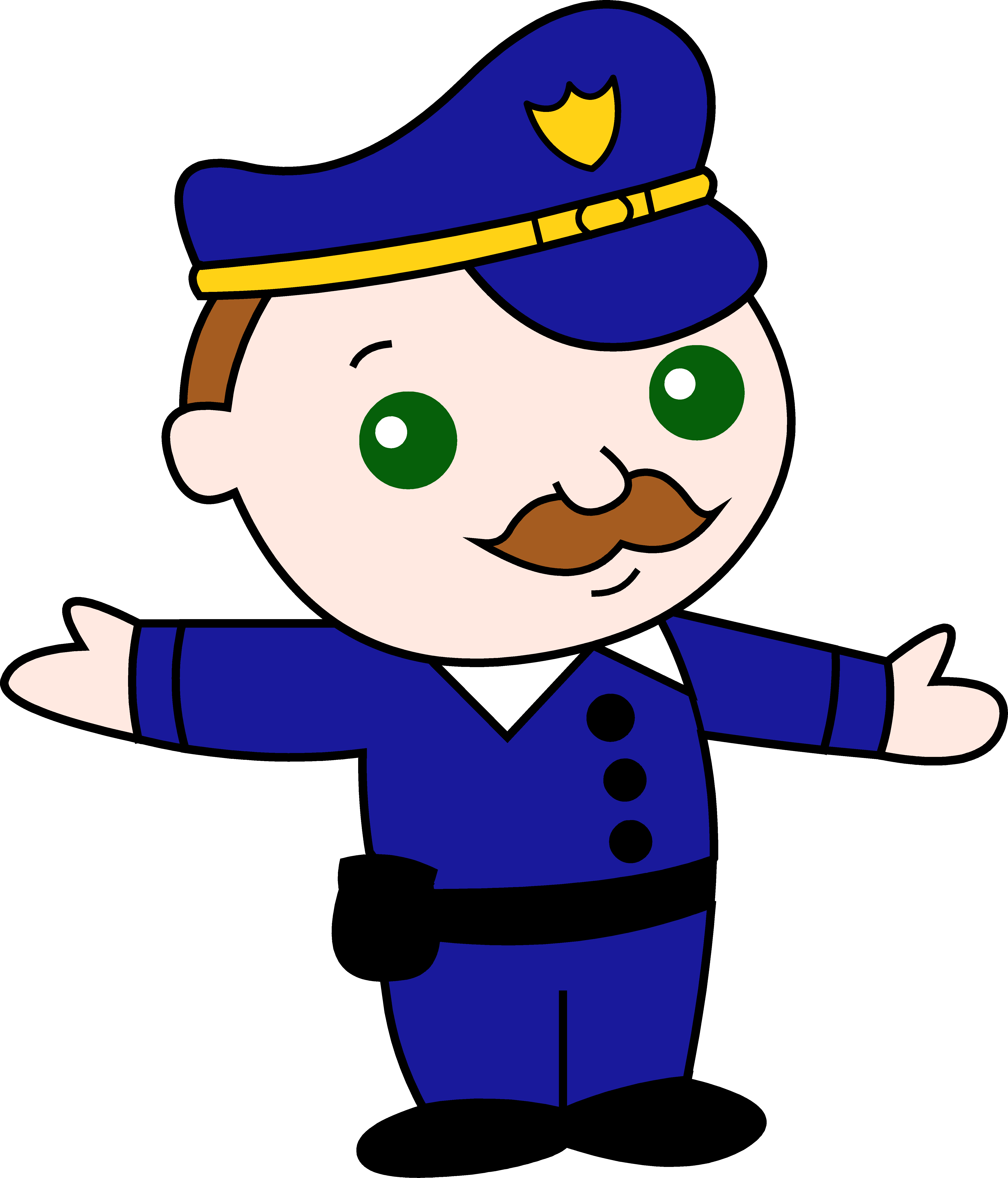 Little Policeman Clip Art | C