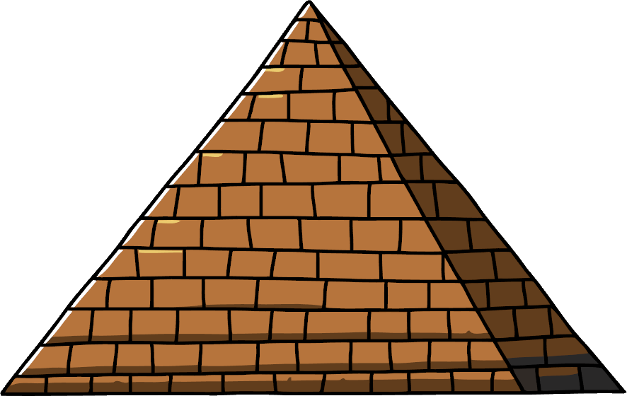 Pyramid cartoon png