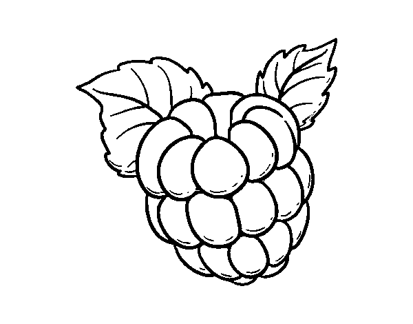 Raspberry PNG Black And White - 64872