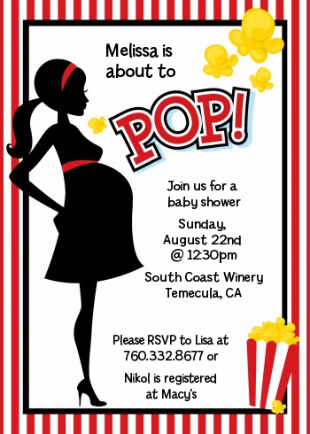 Ready To Pop Baby Shower PNG - 142951