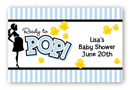 Ready To Pop Baby Shower PNG - 142963