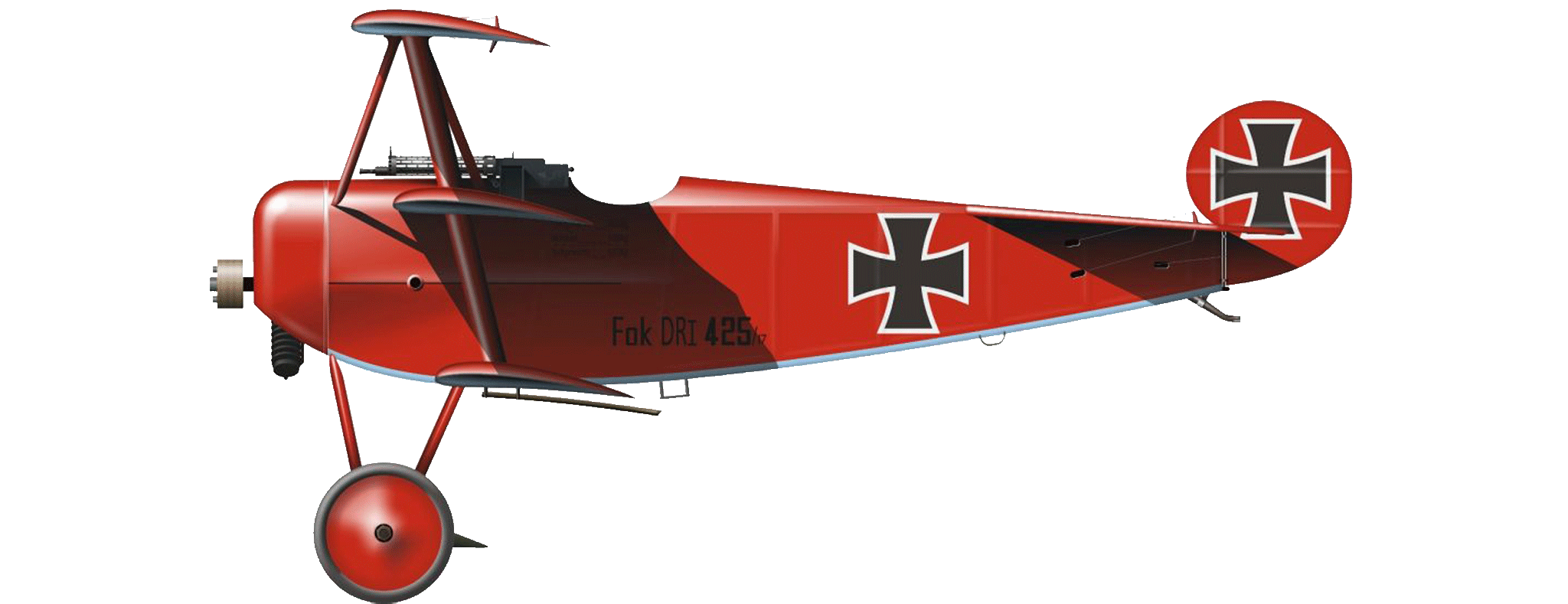 Red Baron 3-D Nylon Kite from