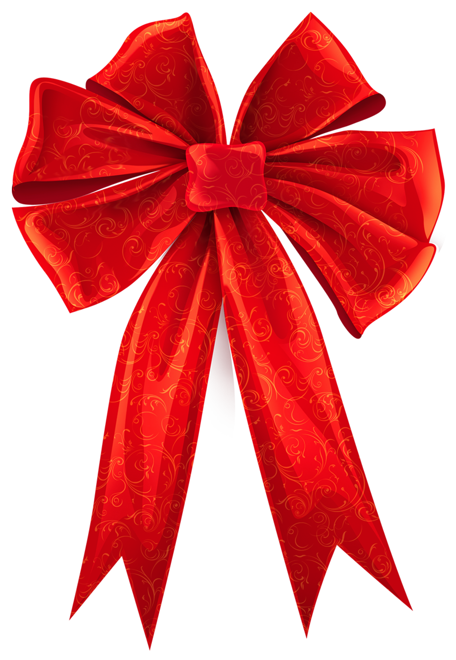 Red Christmas Bow PNG HD - 150735