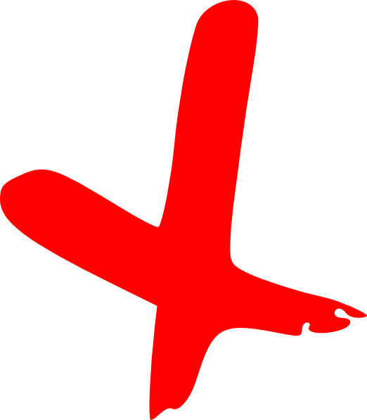 Red Cross Mark Png Picture PN