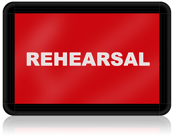 Rehearsal PNG - 75674