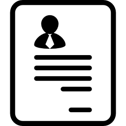 Resume Icon Png image #19026