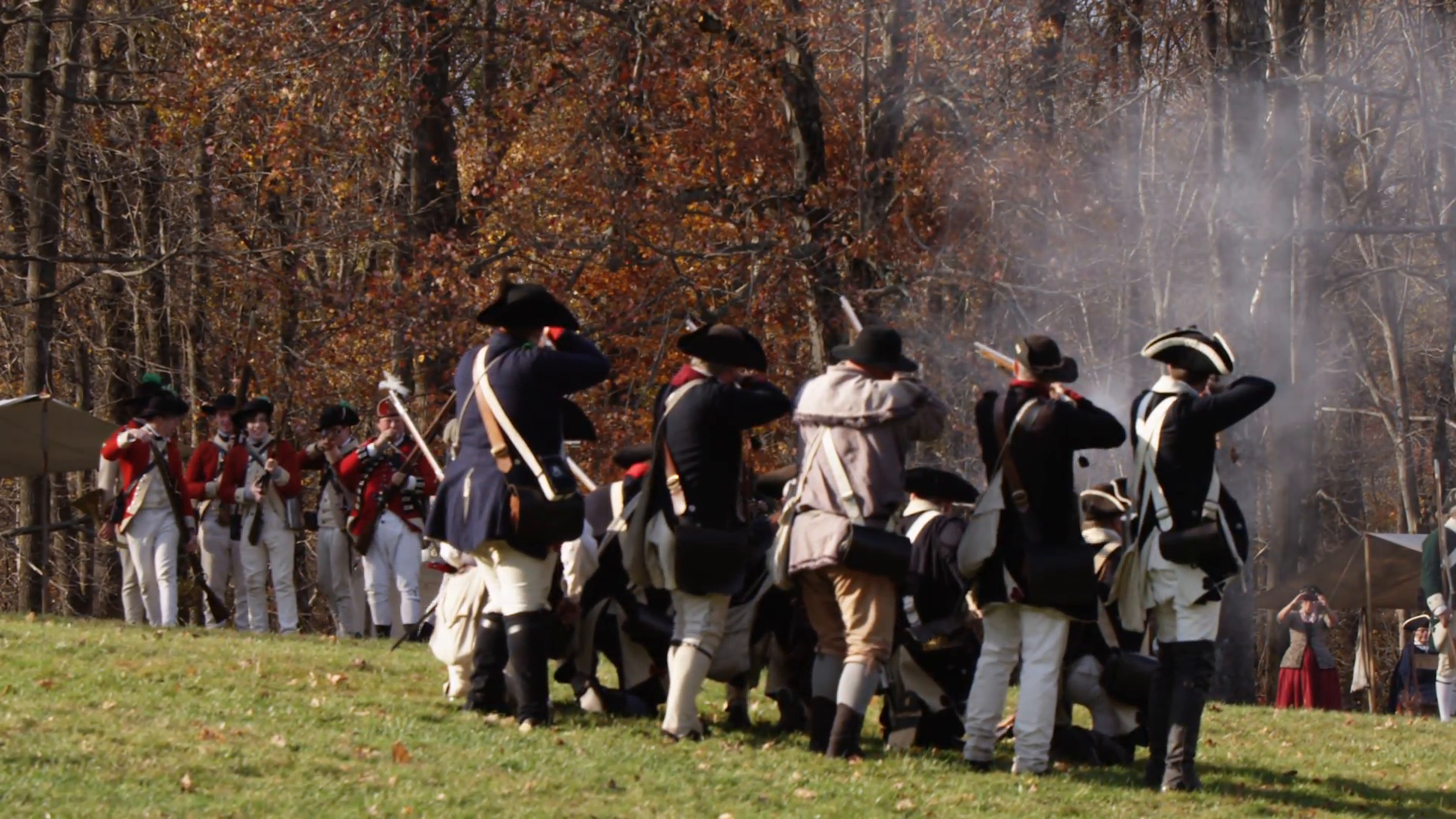 Revolutionary War reenactment