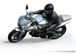 Man Riding Motorcycle Clip Ar