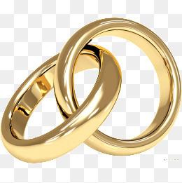Gold Engagement Ring PNG Tran