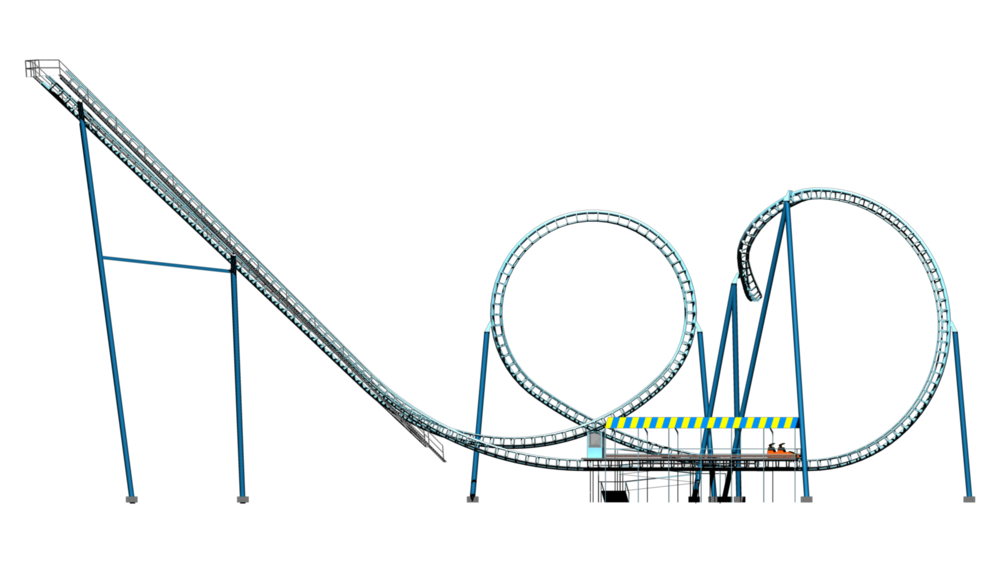 Rush Roller Coaster- screensh