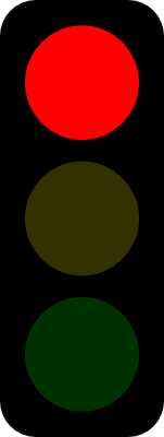 ampel rot gelb grün anschlag
