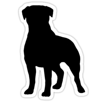 Rottweiler PNG Black And White - 71162