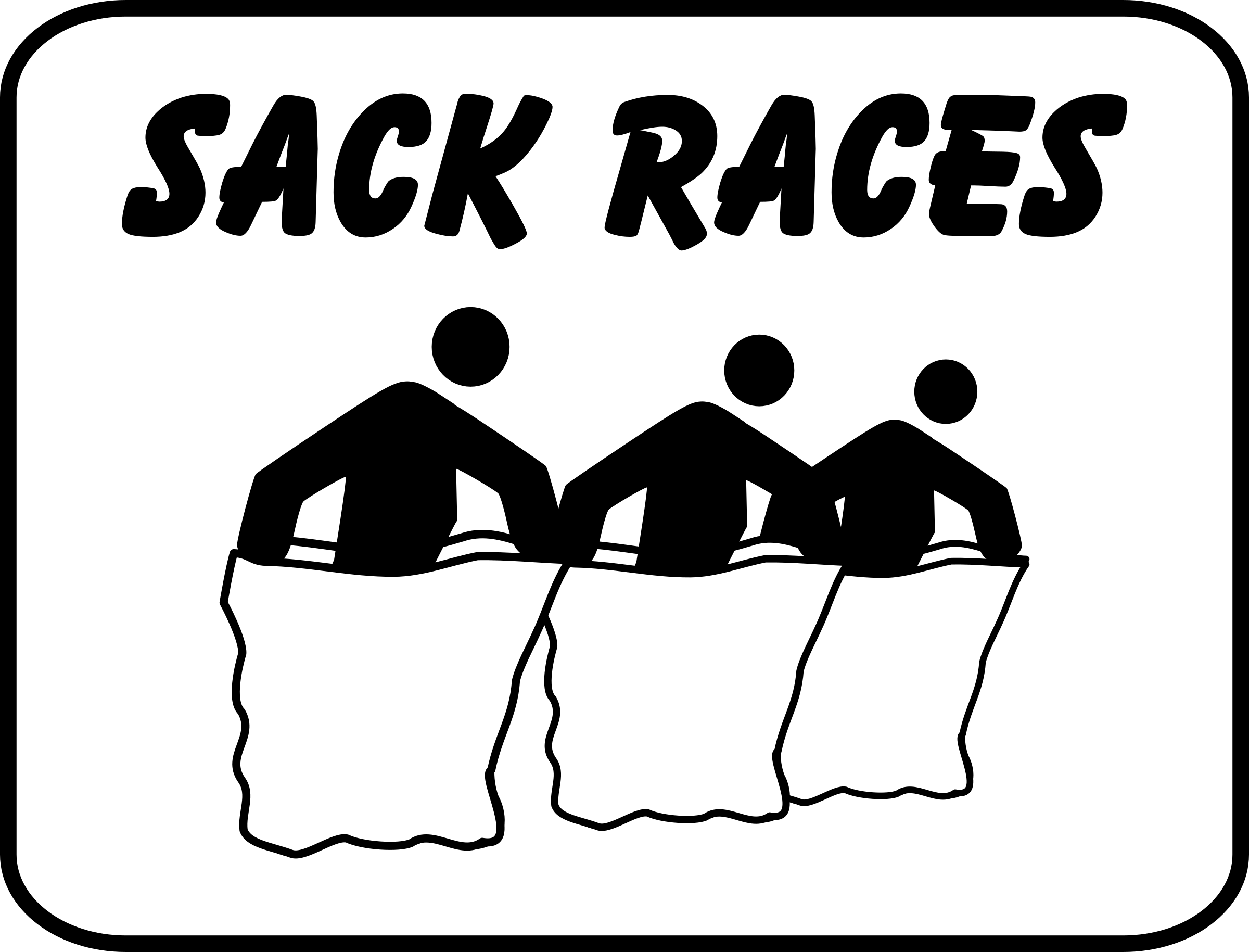 Sack Black And White PNG - 162184