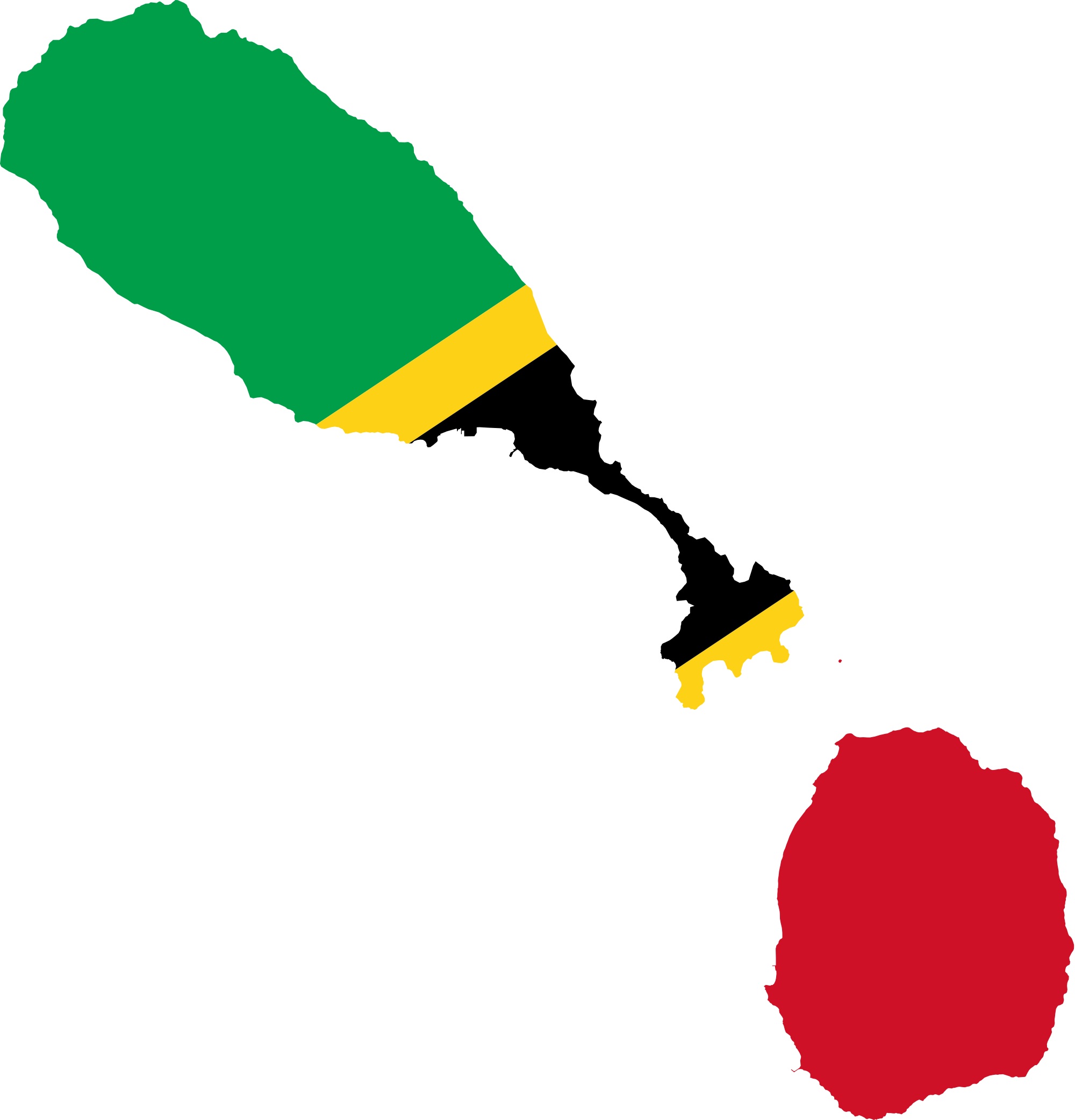 Illustration of flag of Saint