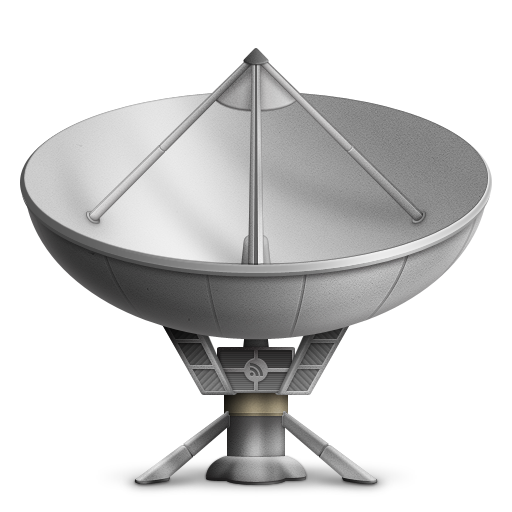 Satellite dish.