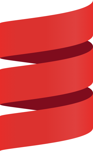 Red Spiral Strap, Scala Logo 