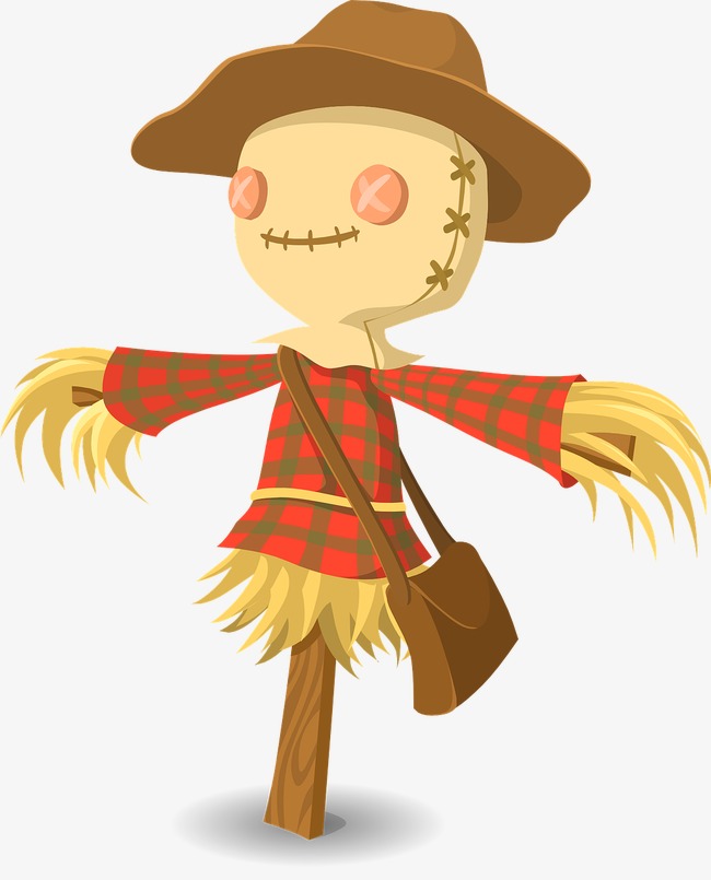vector scarecrow, Paddy, Cart