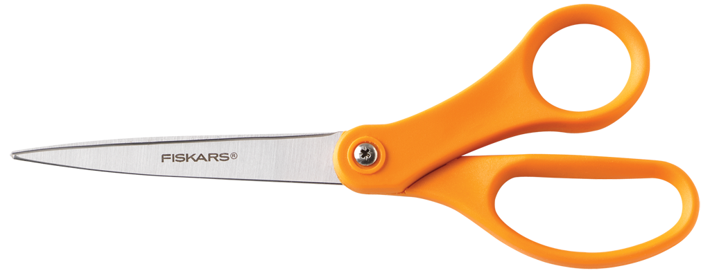 Orange Paper Scissors