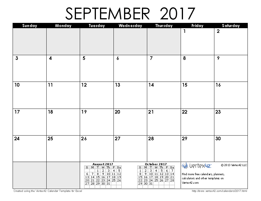 September Calendar PNG HD - 131338