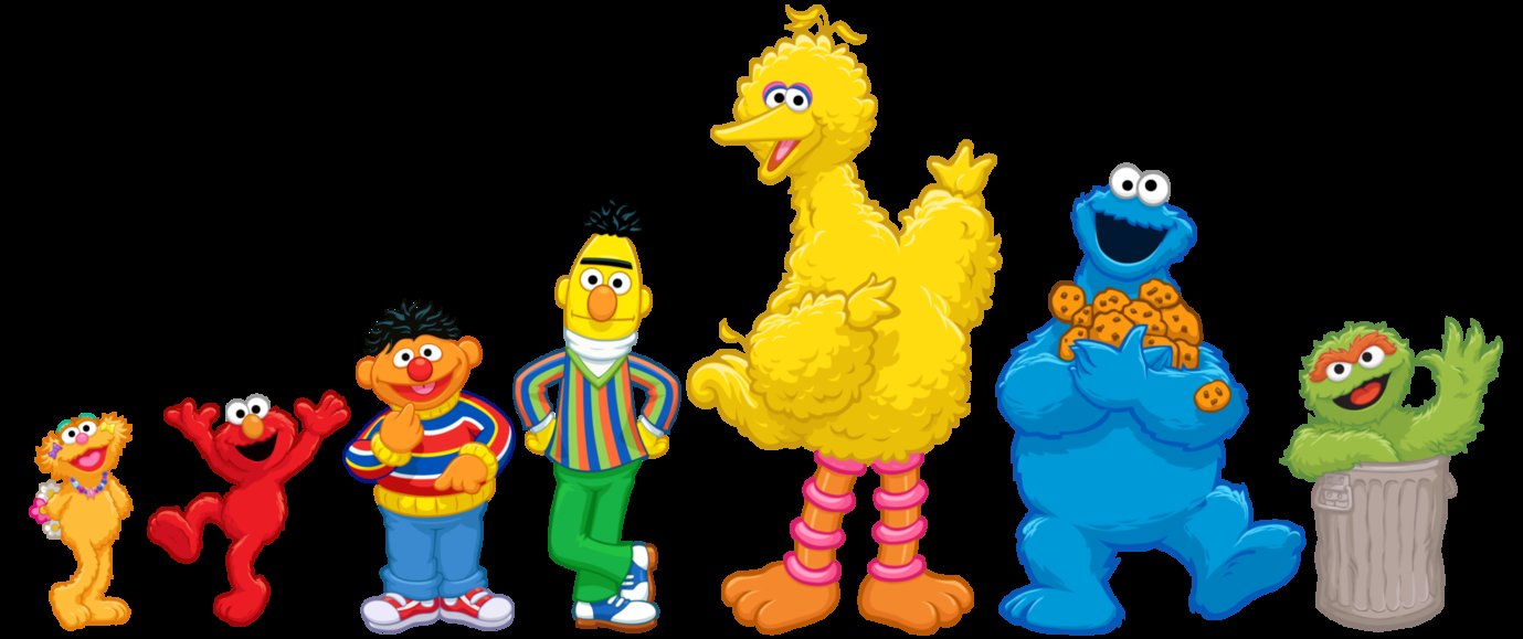 Sesame Street Characters PNG - 85949
