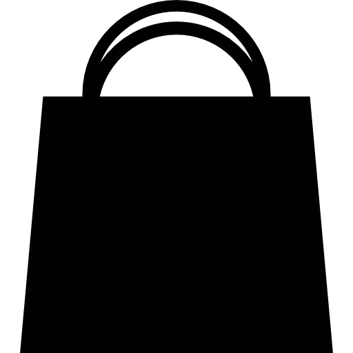 Shopping Bags PNG Black And White - 150904