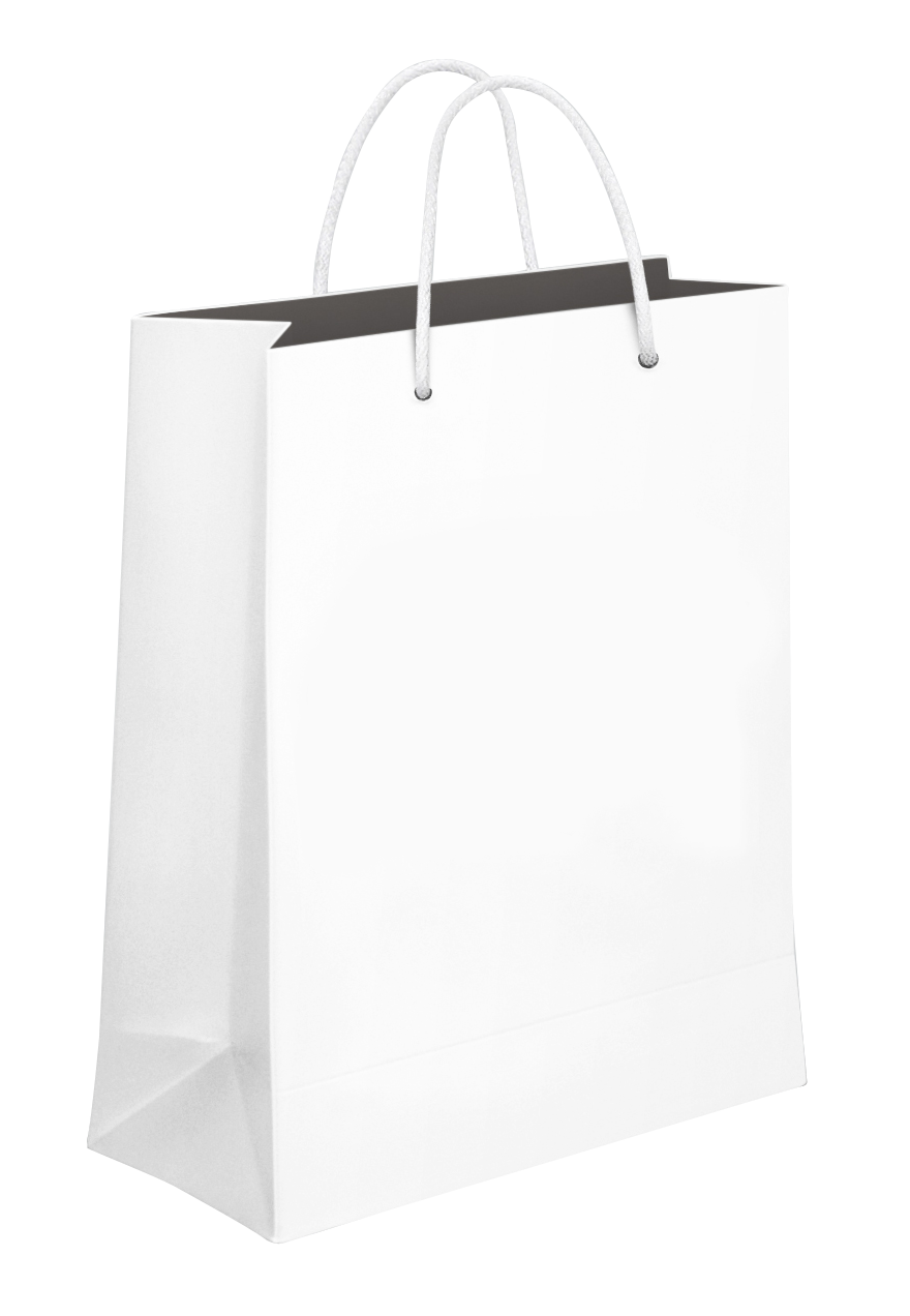 Shopping Bags PNG Black And White - 150915