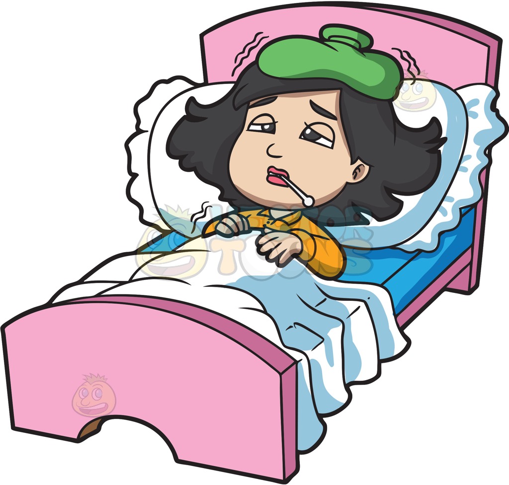 Sick Girl In Bed PNG - 162705