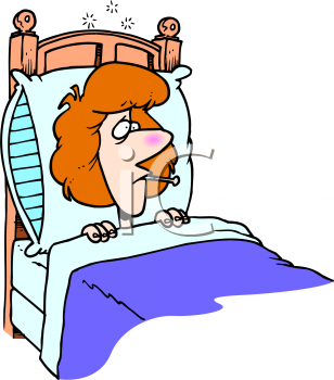 Sick Girl In Bed PNG - 162708