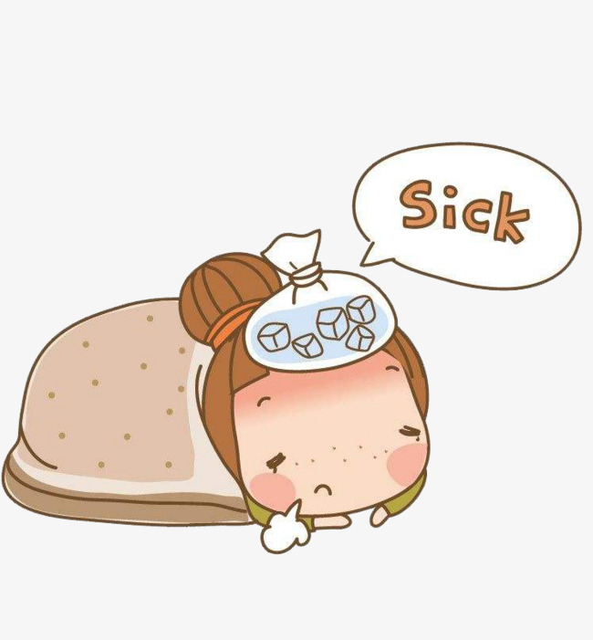 Sick Girl In Bed PNG - 162710