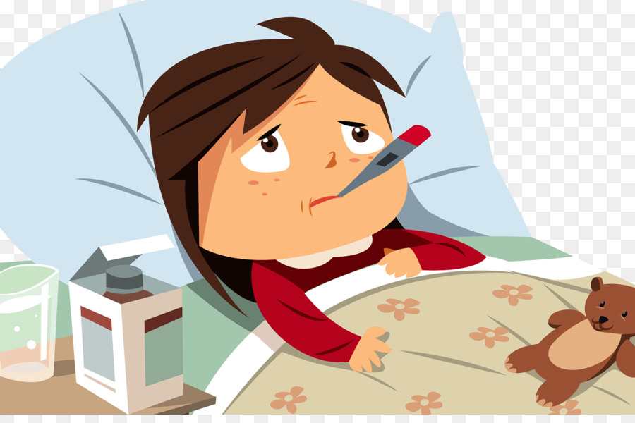 Sick Girl In Bed PNG - 162706